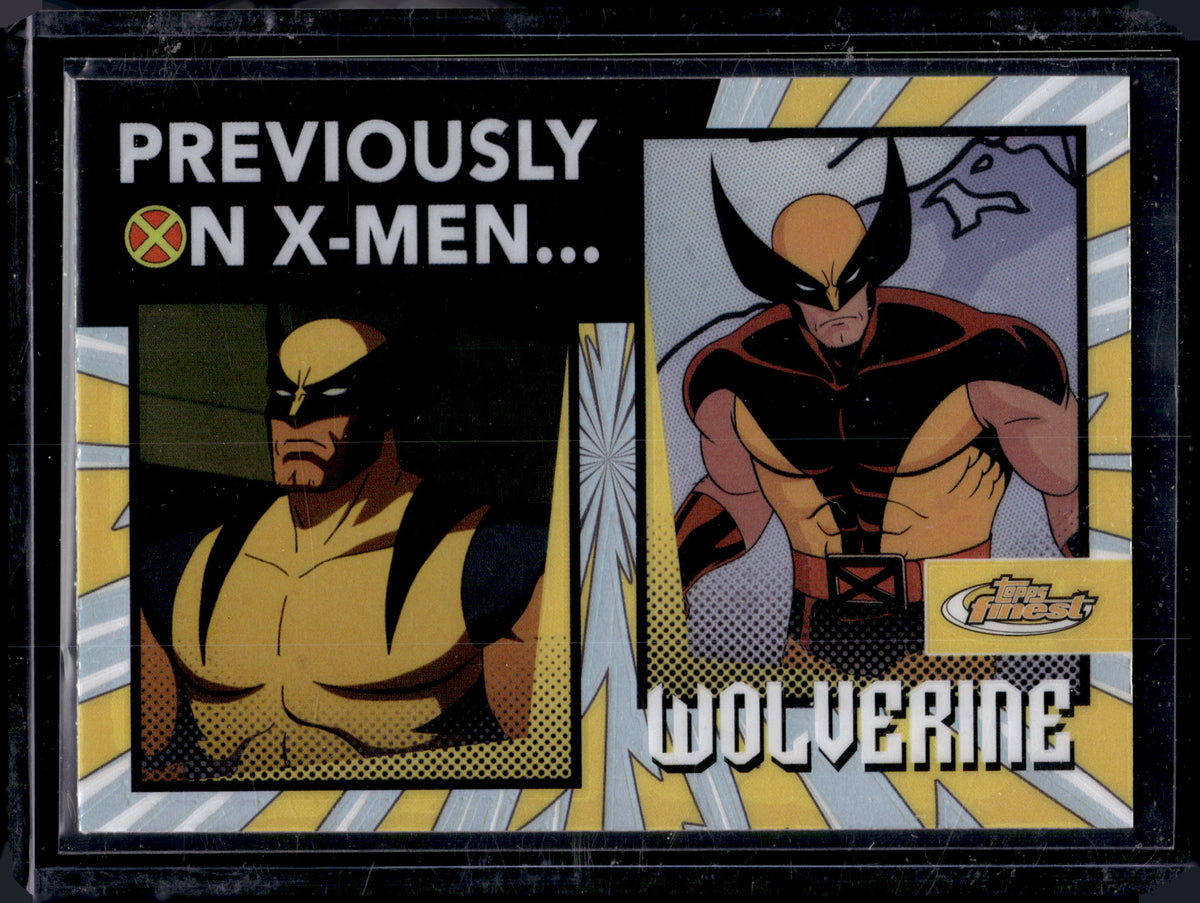 2025 Topps Finest Marvel Wolverine Previously on X-Men #PO-3