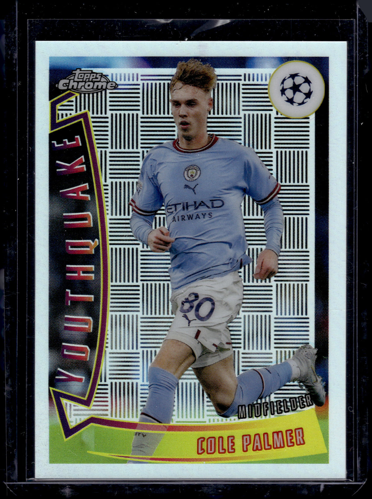 2023 Topps Chrome UEFA Club Competitions Youthquake Cole Palmer #YQ-29