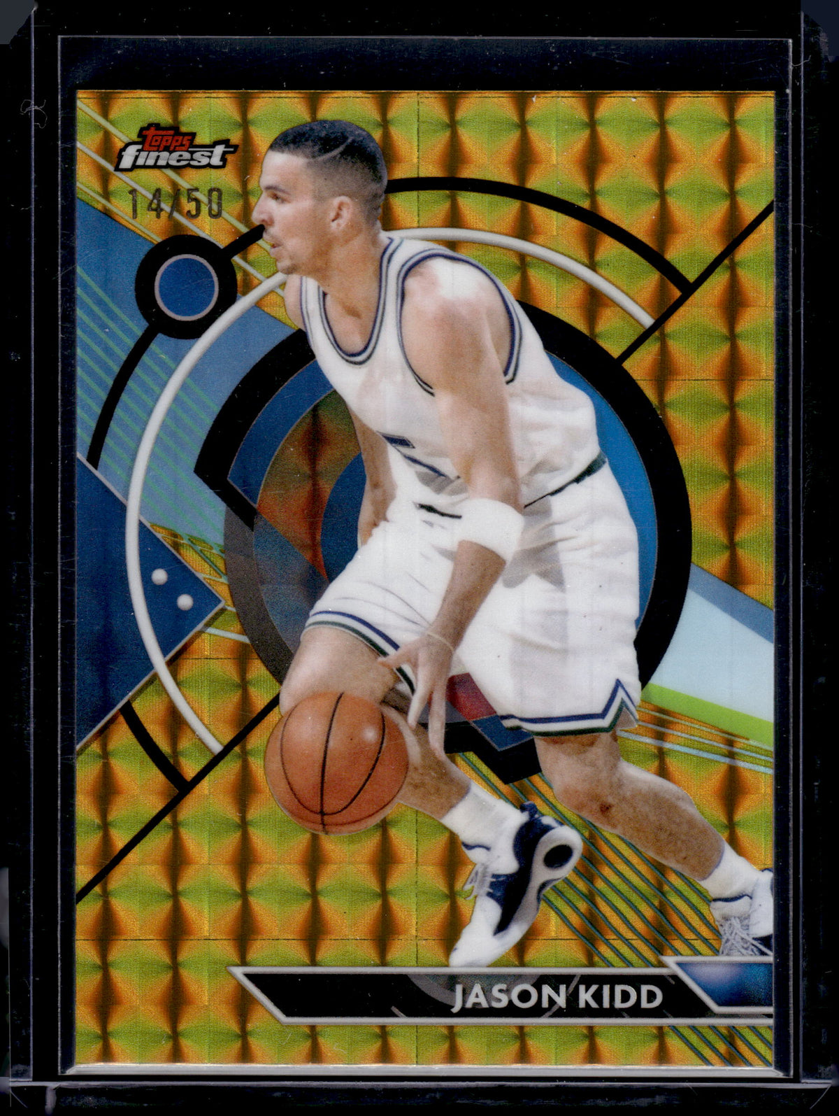HL-INV 2024 Topps Finest Jason Kidd #65 Gold Geometric /50
