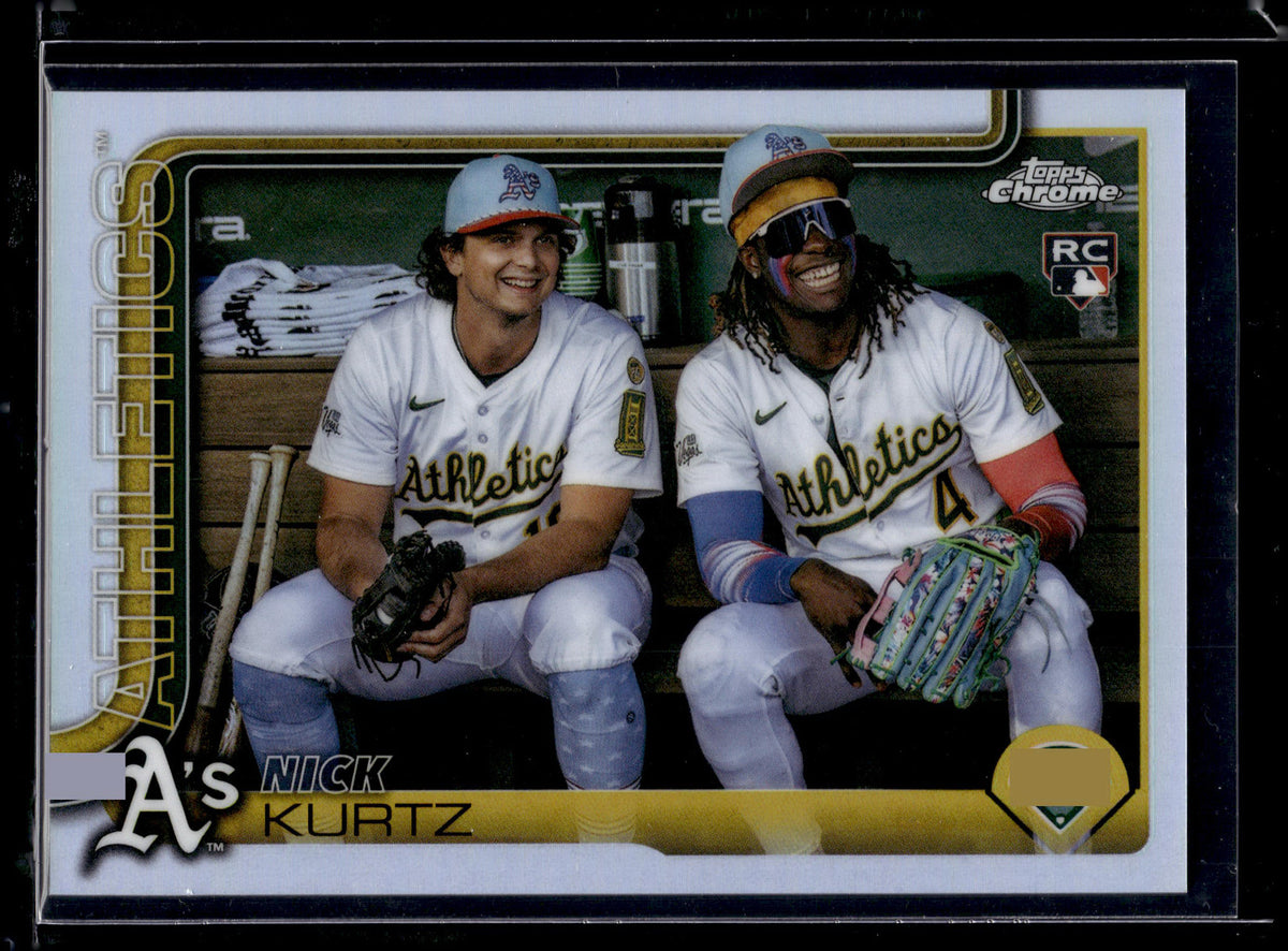 2025 Topps Chrome Update Image Variation Nick Kurtz #USC178 Refractor RC