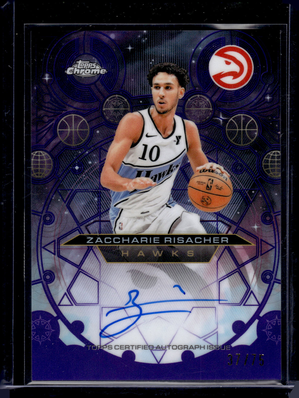 HL-INV 2026 Topps Chrome Update Zaccharie Risacher #CH-ZR Chromographs /75