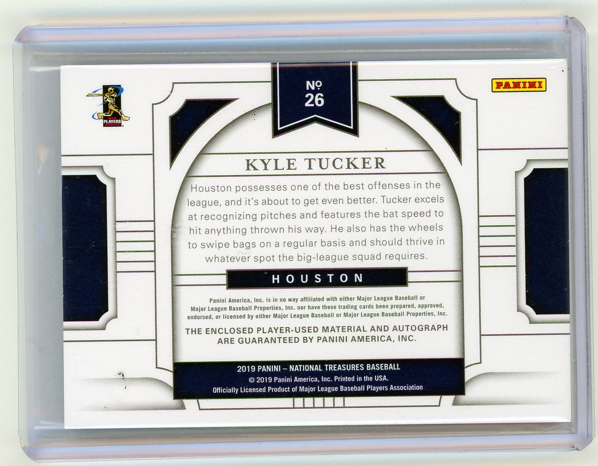 HL-P03 2019 Panini National Treasures Kyle Tucker #26 RC Patch