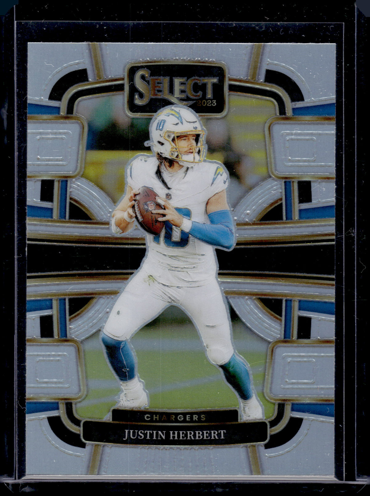 2024 Panini Select Football Concourse Justin Herbert #52 Silver Prizm