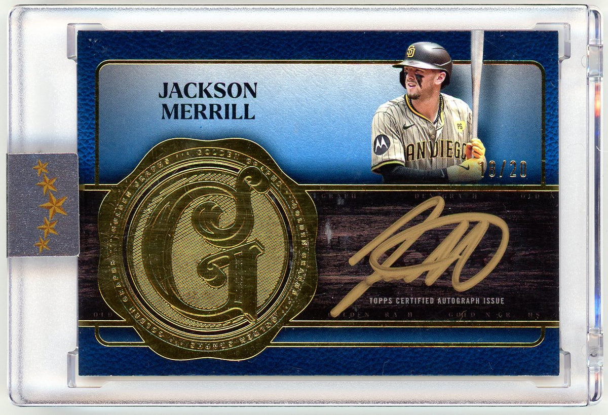 HL-P02 2025 Topps Five Star Golden Graphs Jackson Merrill #GG-JM /20