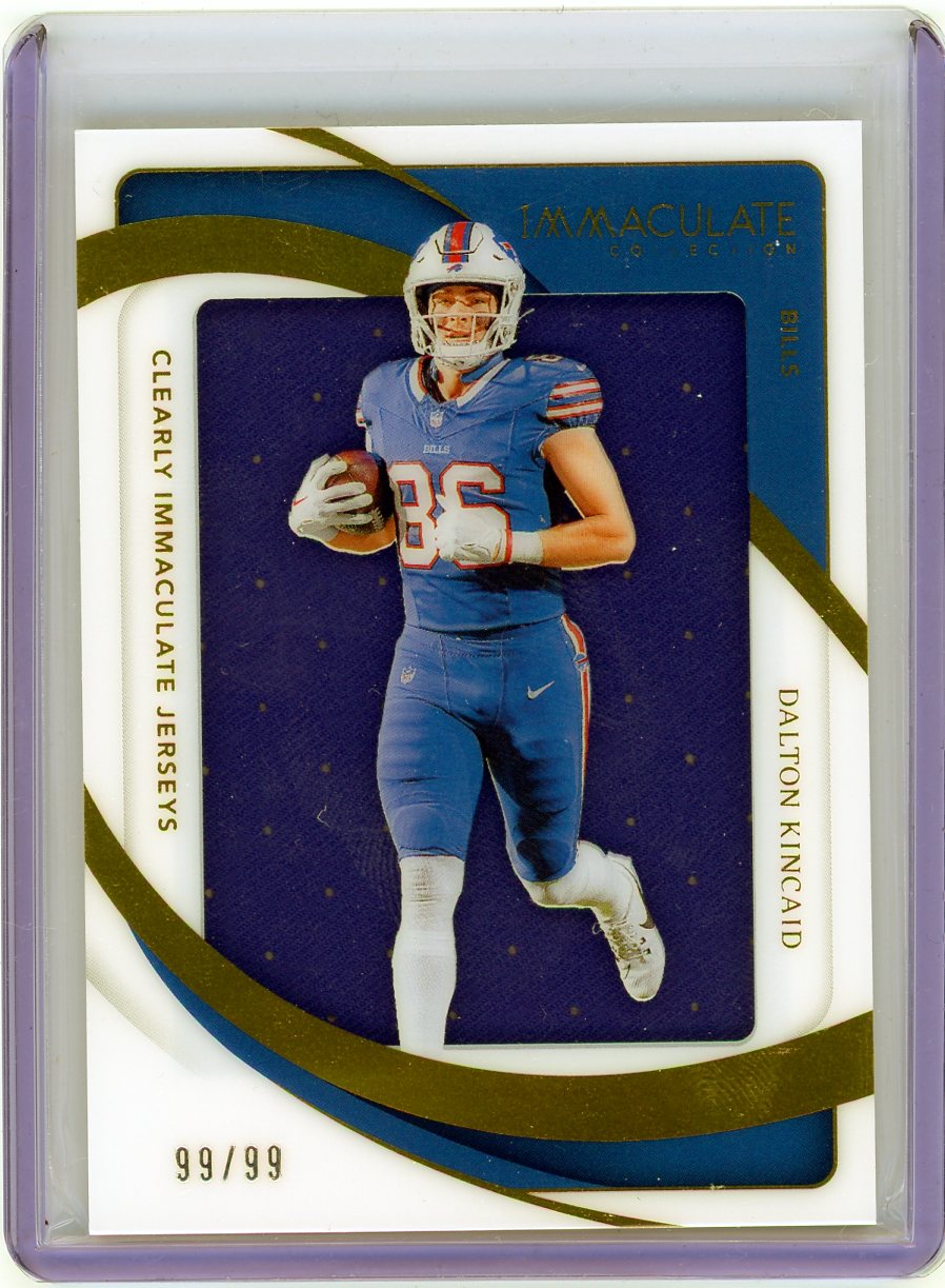 HL-P02 2024 Panini Immaculate Collection Immaculate Dalton Kincaid #CIJ-DKD /99