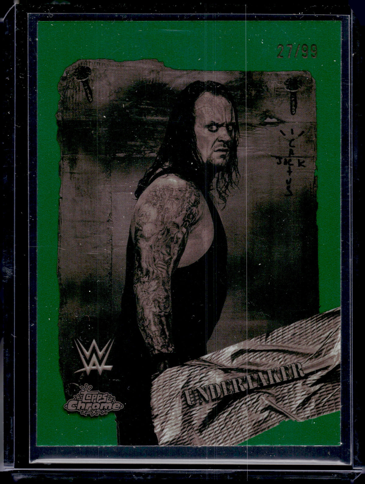 HL-P06 2025 Topps Chrome WWE Rodeo Rebels The Undertaker #RDR-3 Green /99