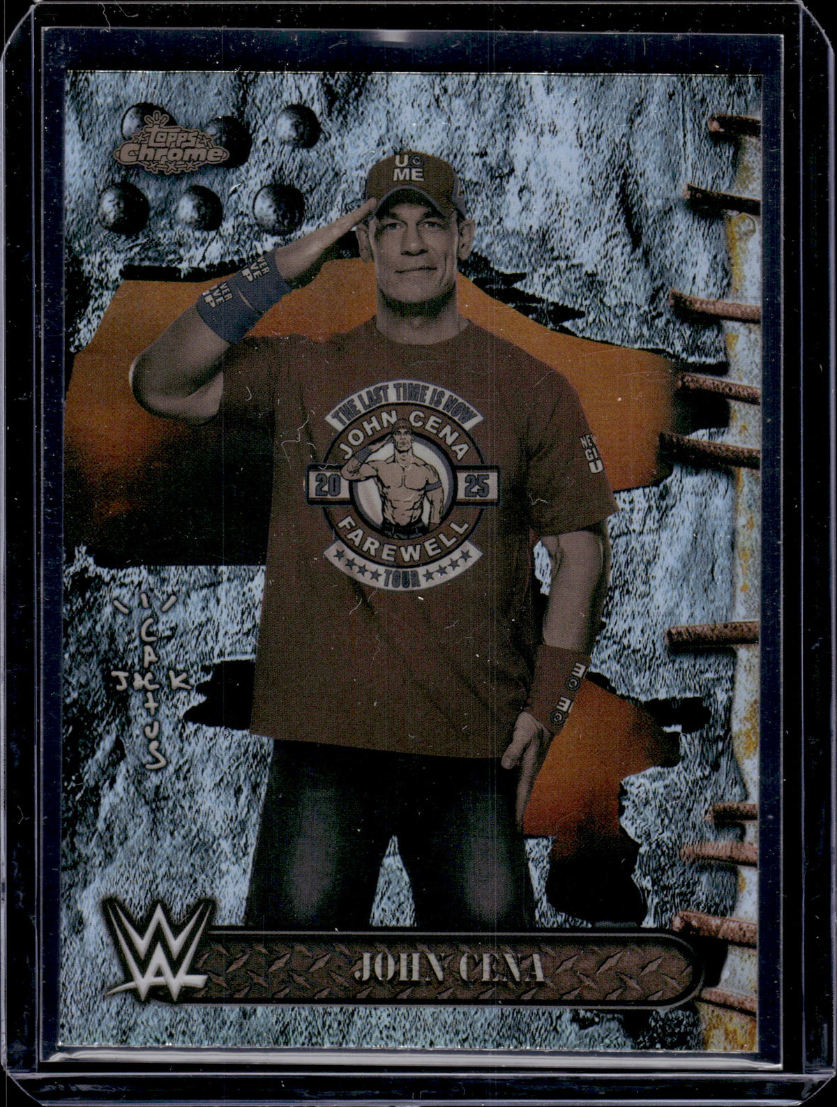 HL-P06 2025 Topps Chrome WWE John Cena #1 Refractor