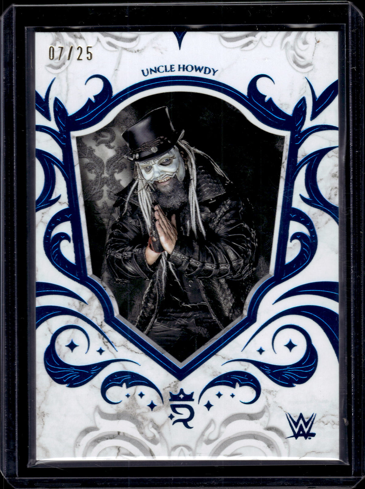 HL-P01 2025 Topps WWE Royalty Bo Dallas Uncle Howdy #090 Blue /25