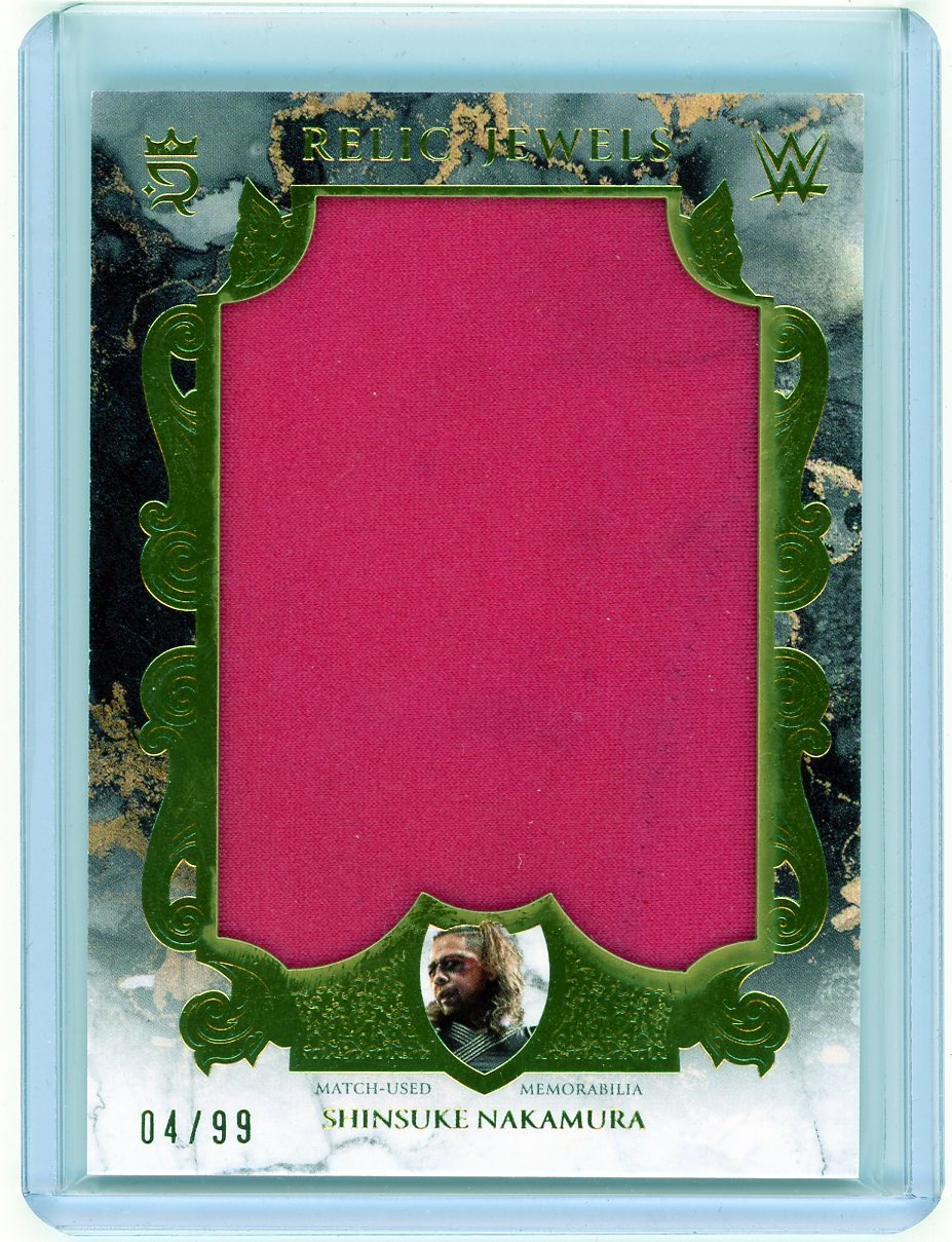 HL-P01 2025 Topps Royalty WWE Relic Jewels Shinsuke Nakamura #RJ-13 /99 Relic