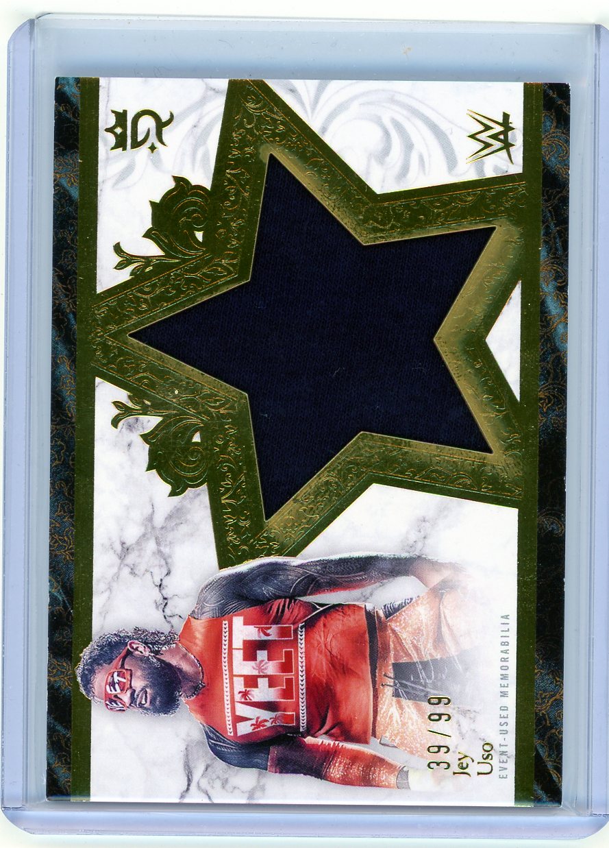 HL-P01 2025 Topps Royalty WWE Jey Uso #SR-7 /99 Relic Memorabilia