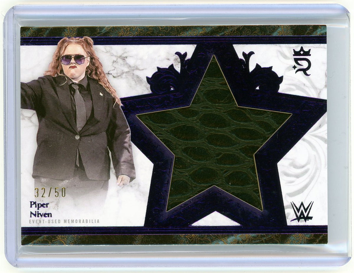 HL-P01 2025 Topps Royalty WWE Star Piper Niven #SR-11 /50 Event-Used Relic