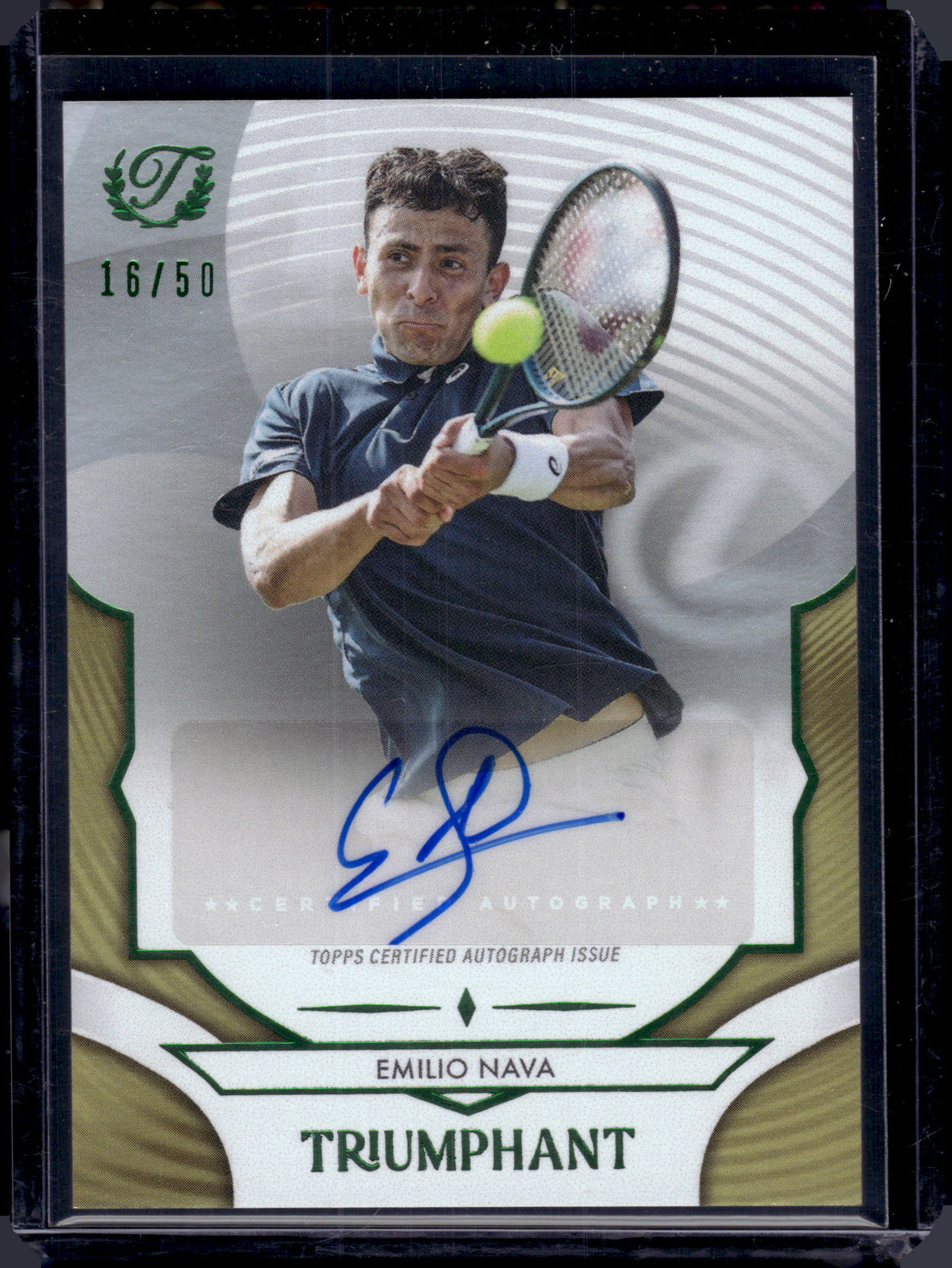 HL-P06 2025 Topps Triumphant Emilio Nava #60-A /50