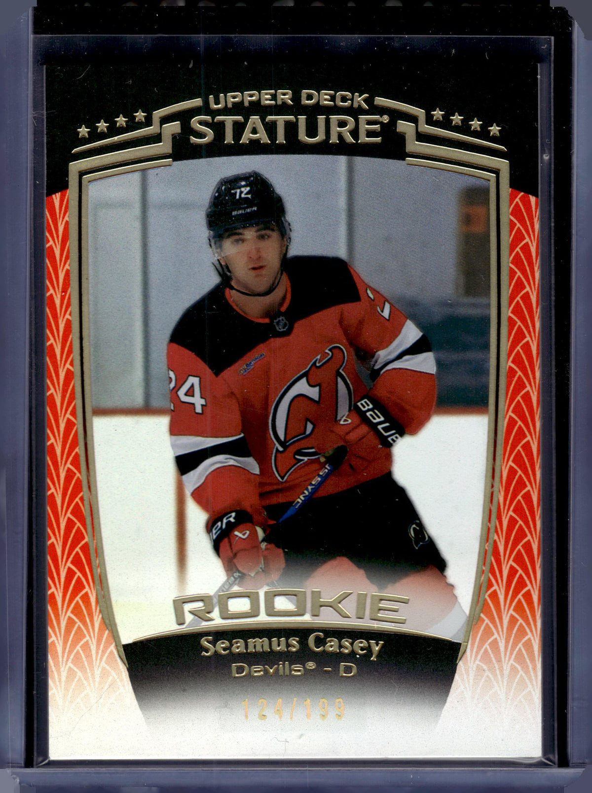 HL-P06 2025 Upper Deck Stature Seamus Casey #45 Orange /199