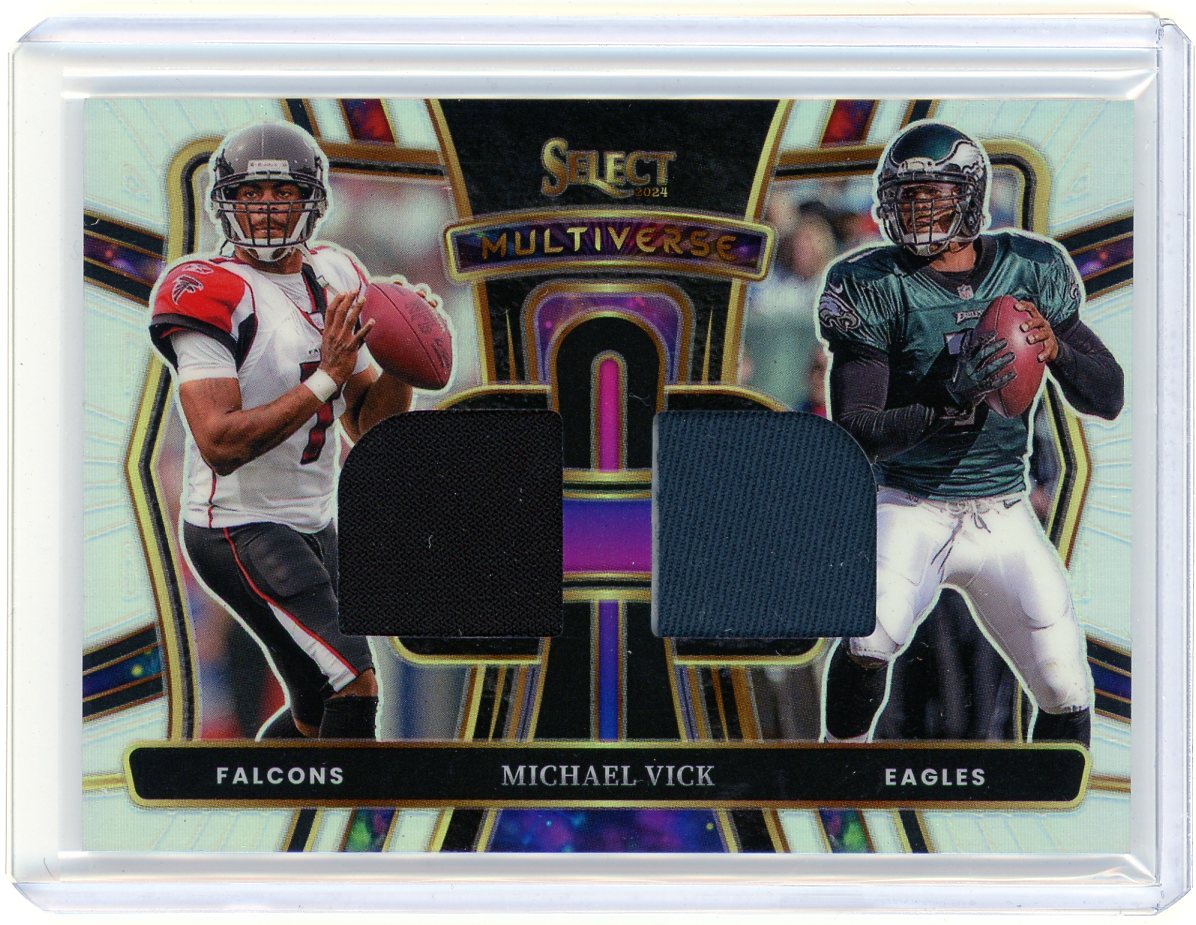 2024 Panini Select Multiverse Michael Vick #MP-MVK Silver /149 Dual Patch