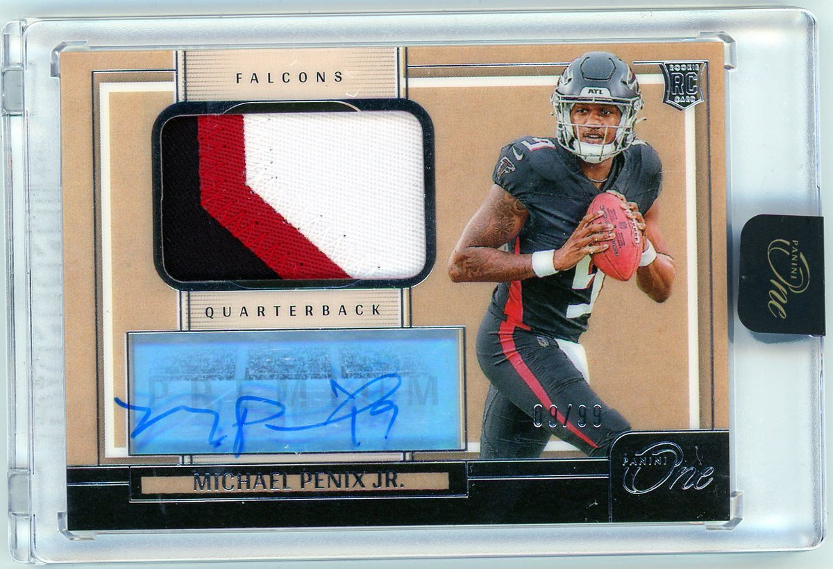 HL-P02 2024 Panini One Michael Penix Jr. #102 /99 Auto Patch RC