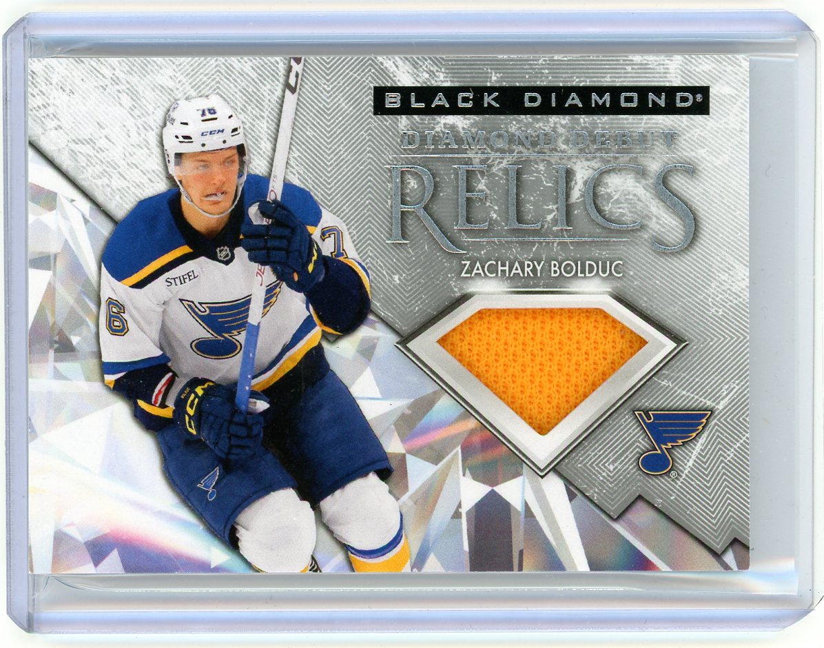 2024 Upper Deck Black Diamond Zachary Bolduc #DD-ZB Relic Memorabilia