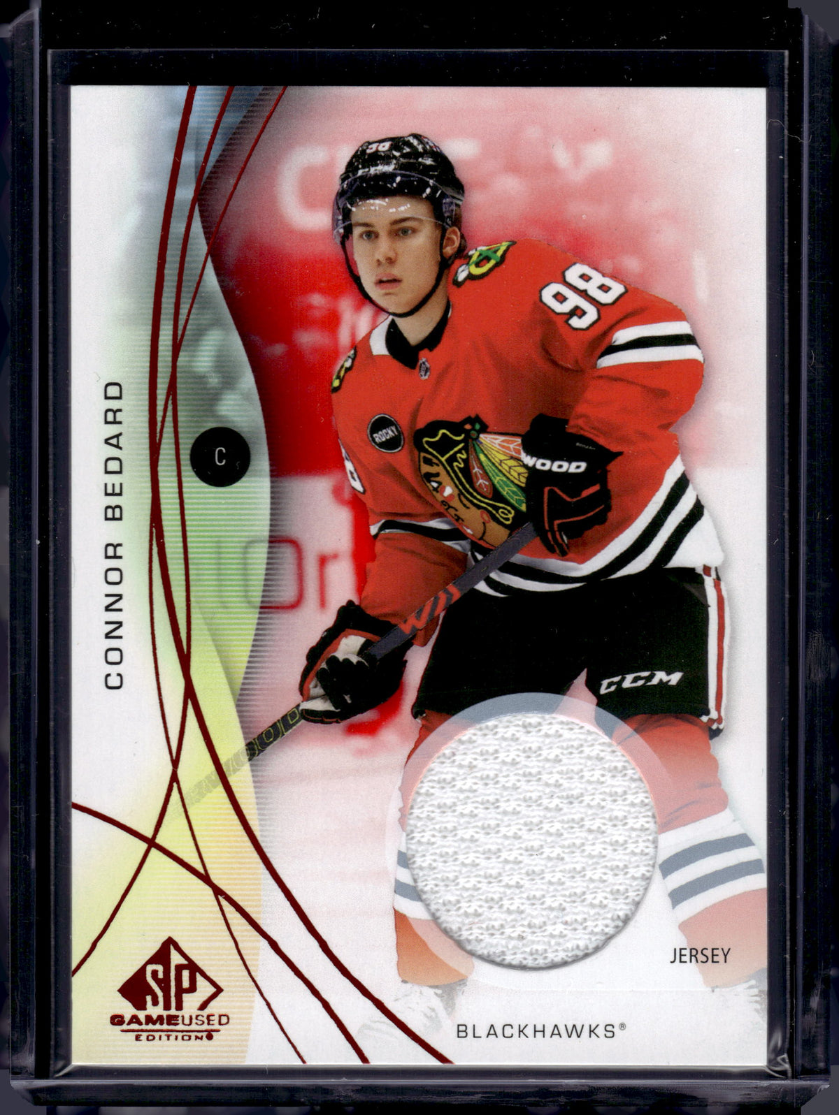 2025 Upper Deck SP Game Used Edition Connor Bedard #108 Game-Used