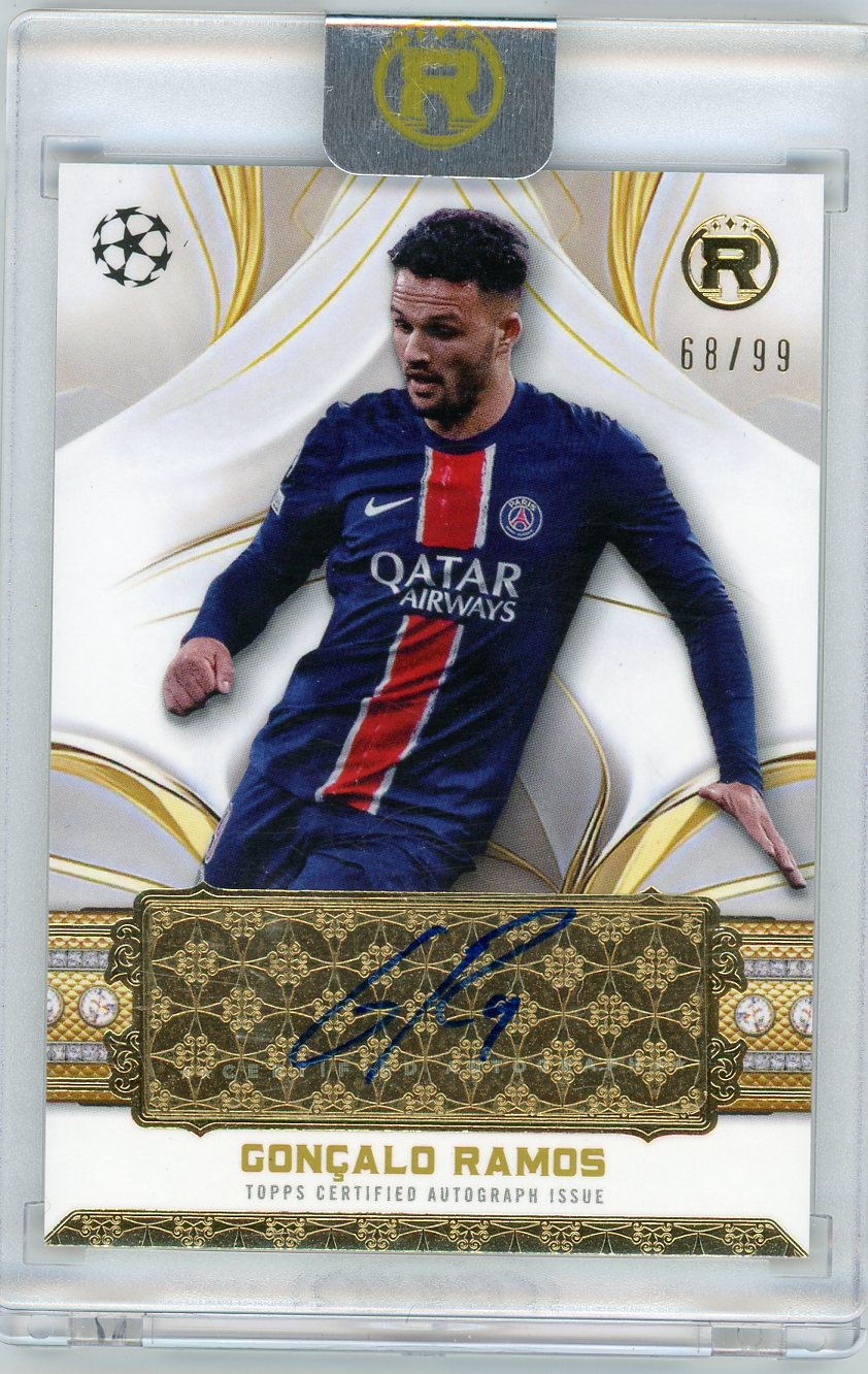 HL-P05 2025 Topps Reverence UEFA Club Competitions Gonçalo Ramos #RA-GR /99