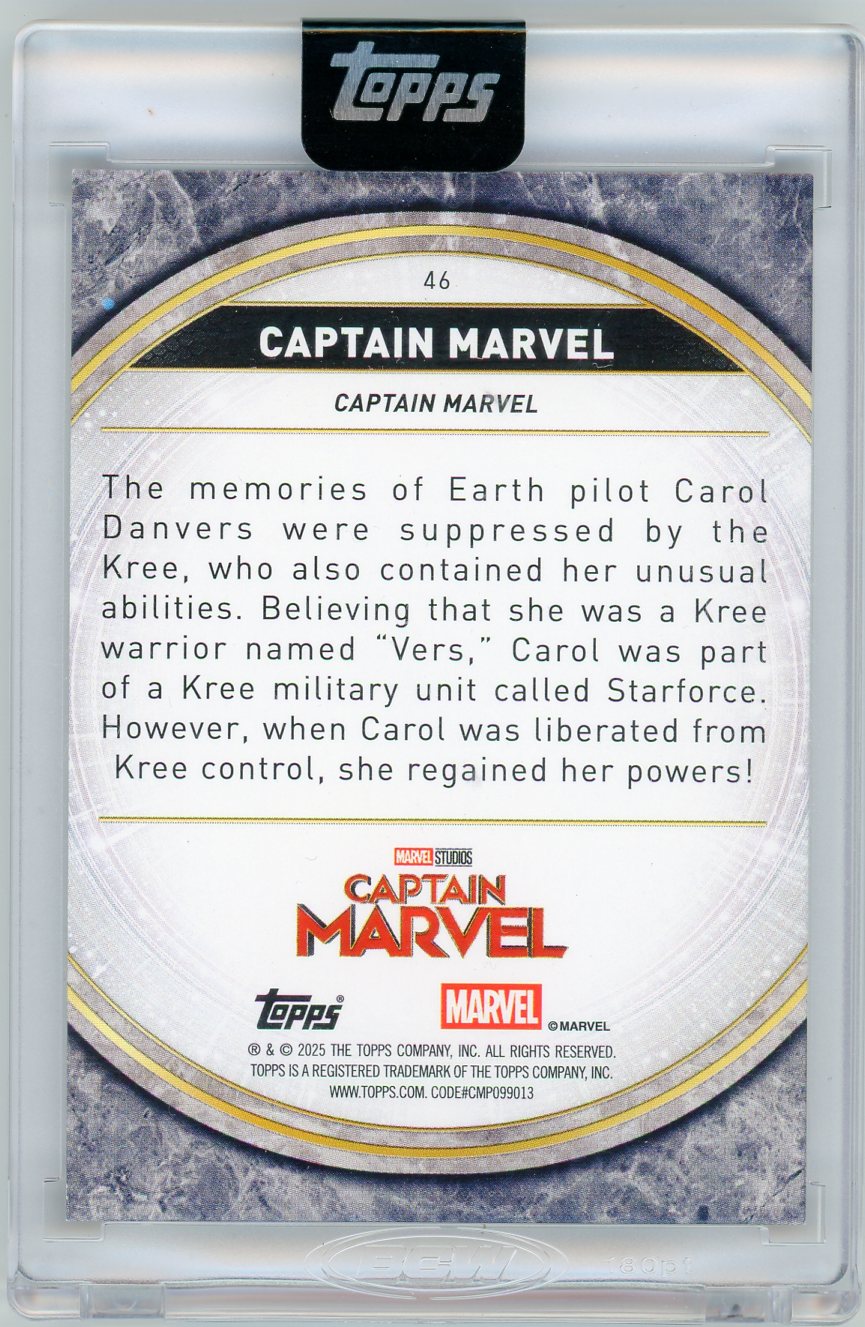 HL-P05 2025 Topps Captain Marvel Brie Larson 062/100 Insert #46