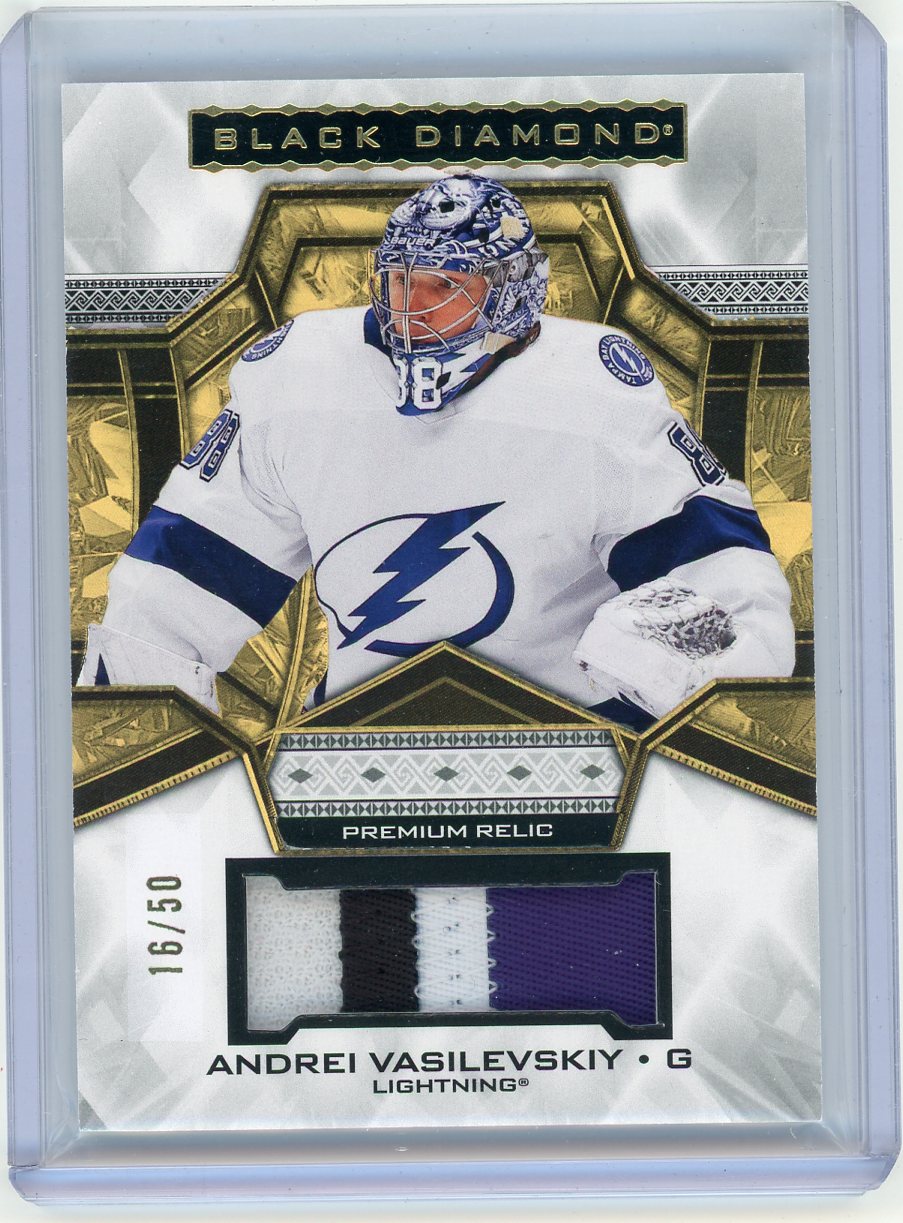 HL-INV 2024 Upper Deck Black Diamond Andrei Vasilevskiy #BDB-AV /50 Relic
