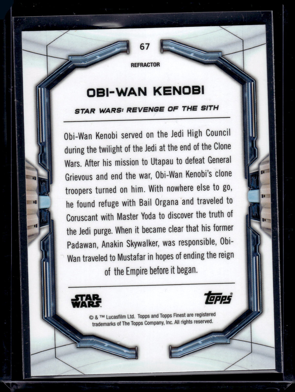 HL-INV 2025 Topps Finest Star Wars Ewan McGregor #67