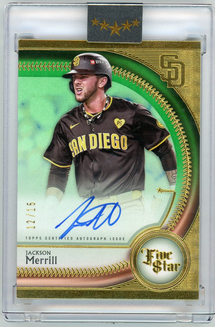 HL-P02 2024 Topps Five Star Jackson Merrill #FSA-JM Green /15