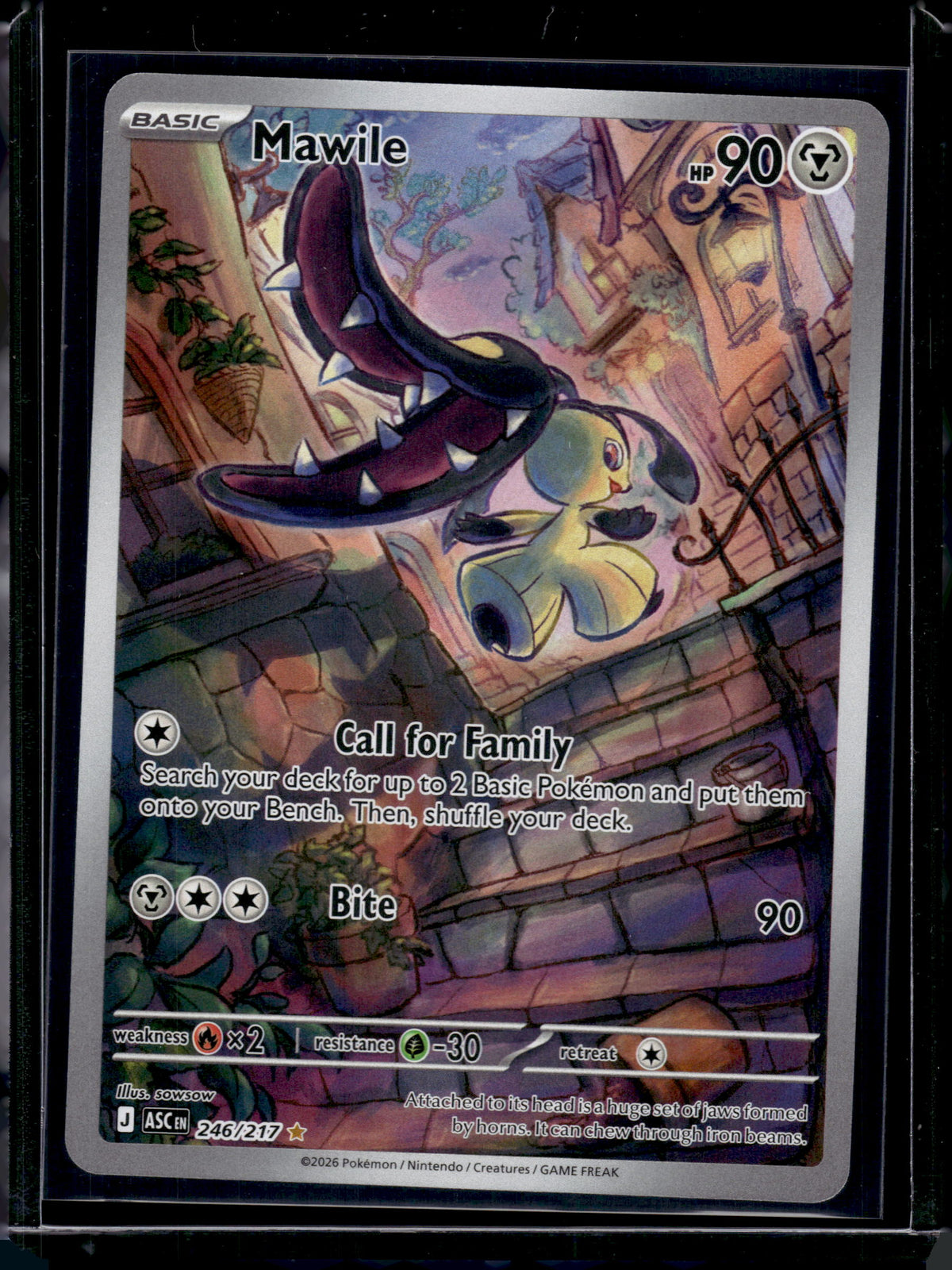 2026 Mega Evolution – Ascended Heroes Mawile Holo Secret Rare #246/217
