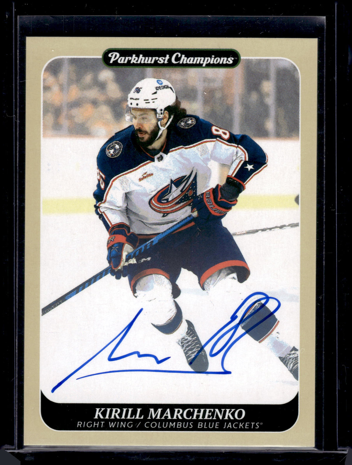 2024 Upper Deck Parkhurst Champions Kirill Marchenko #95 Auto