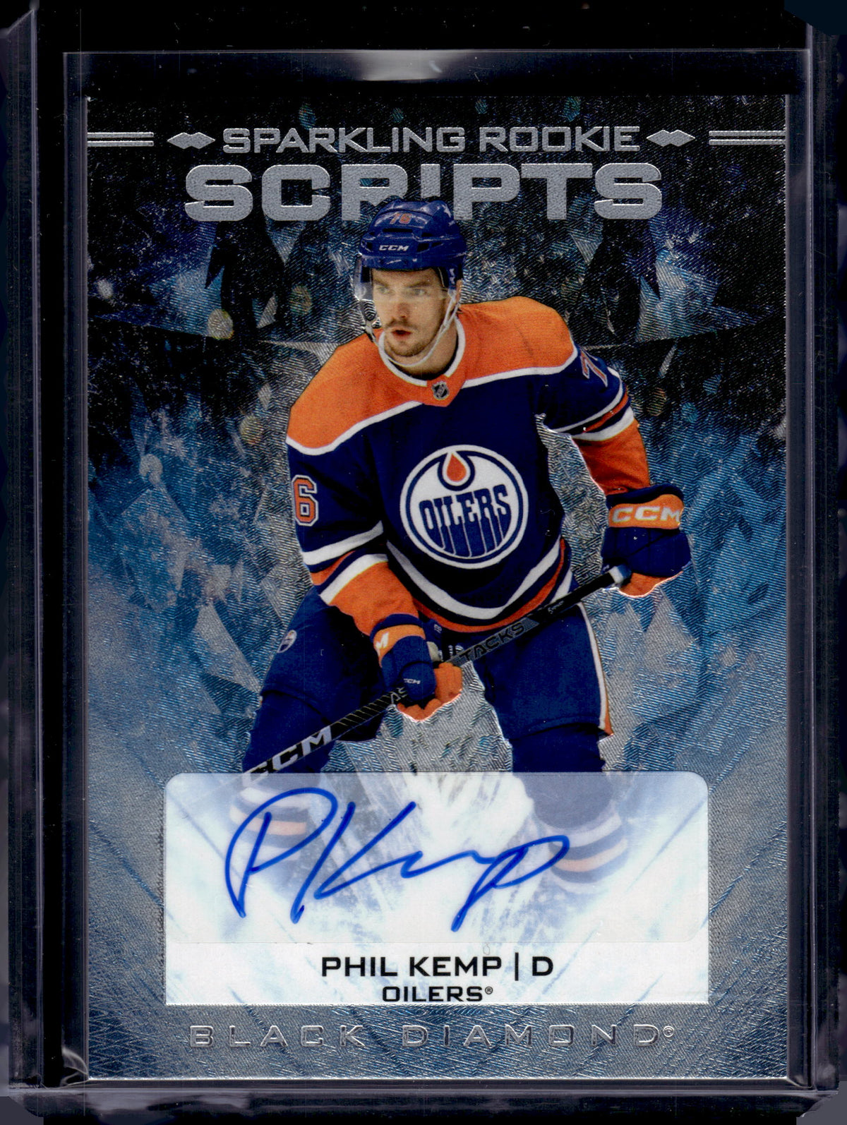 2024 UDC Black Diamond Sparkling Rookie Scripts Phil Kemp #SRS-PK Auto