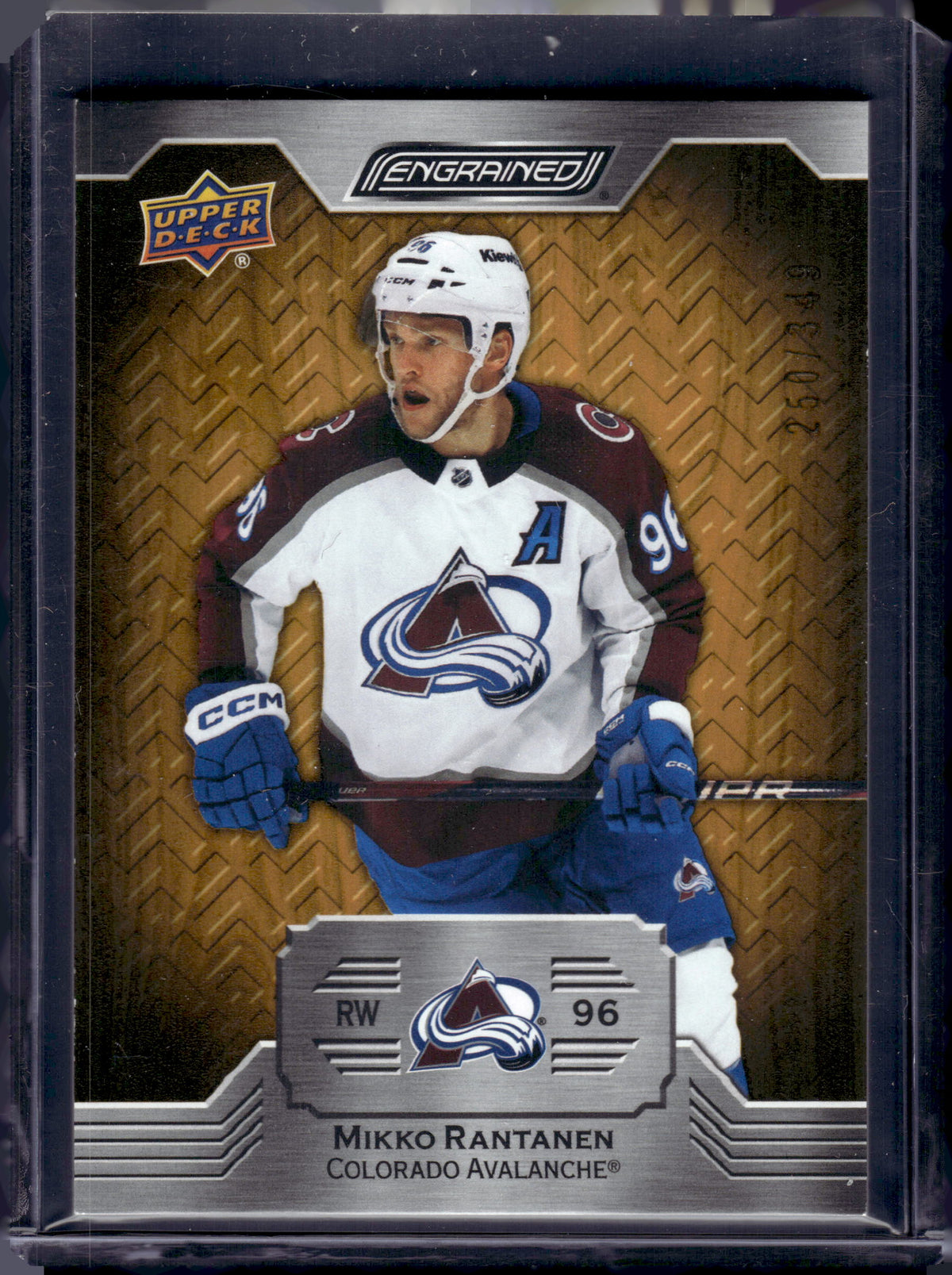 2024 Upper Deck Engrained Mikko Rantanen #21 Oak /349