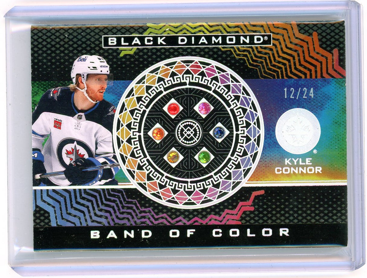 2024 Upper Deck Black Diamond Band of Color Kyle Connor #BC-KC /24