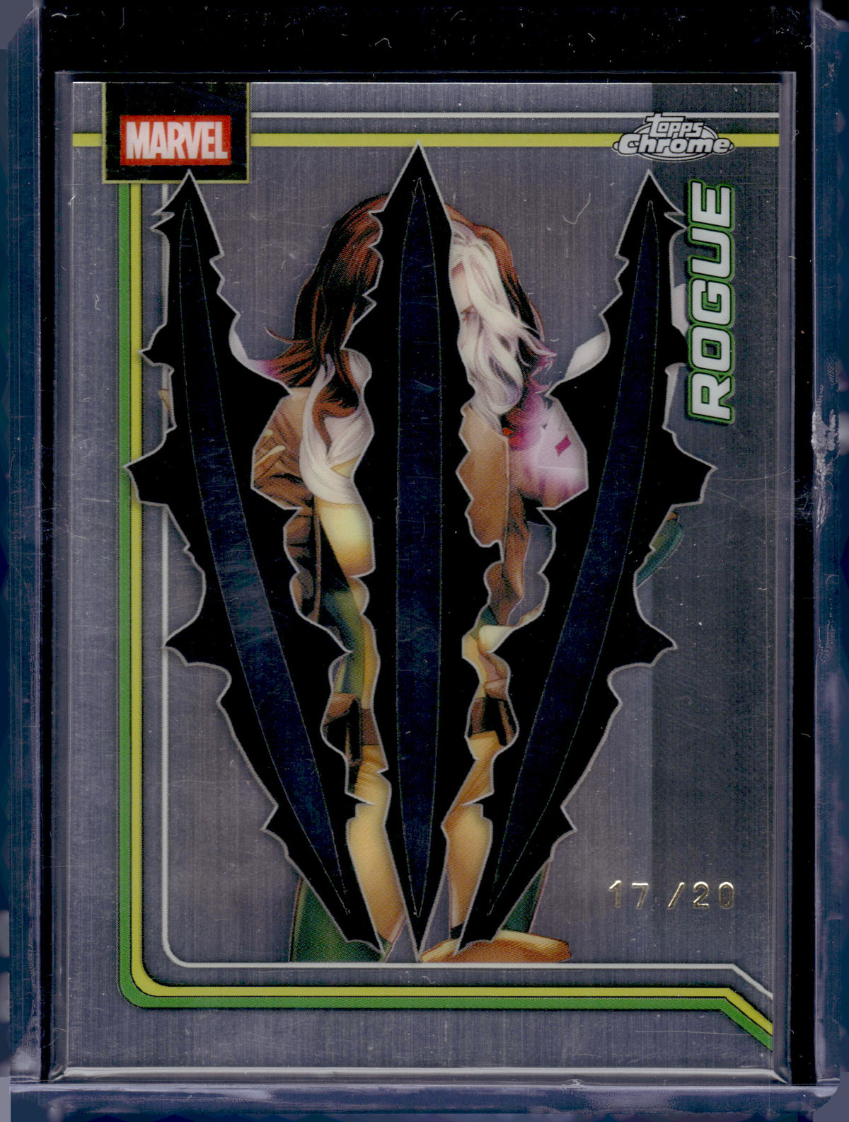 2026 Topps Chrome Marvel Rogue 17 / 20 Die-Cut #099