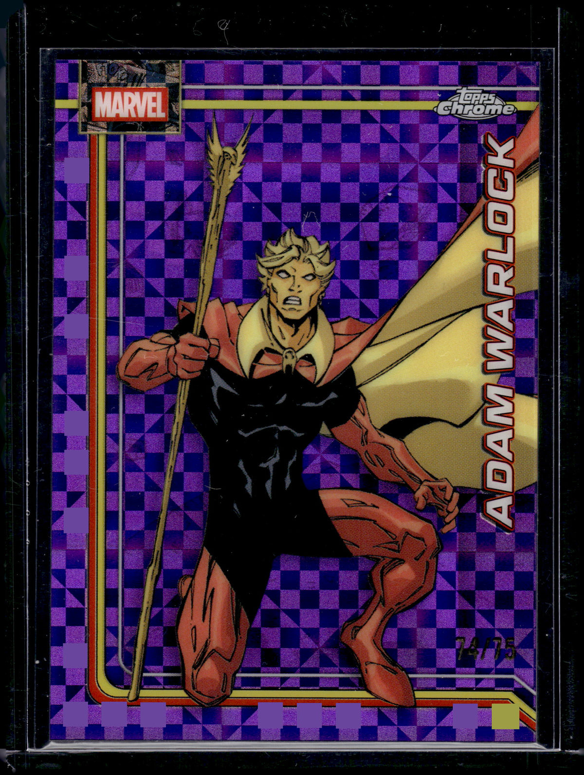 2026 Topps Chrome Marvel Adam Warlock 74/75 #002