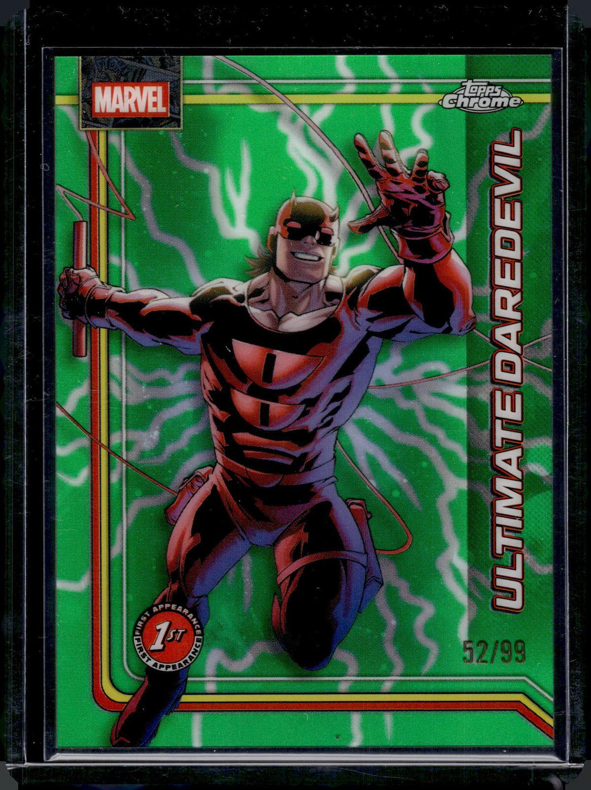 2026 Topps Chrome Marvel Ultimate Daredevil 1st Appearance 52/99 #183