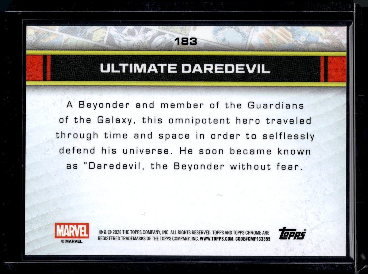 2026 Topps Chrome Marvel Ultimate Daredevil 1st Appearance 52/99 #183