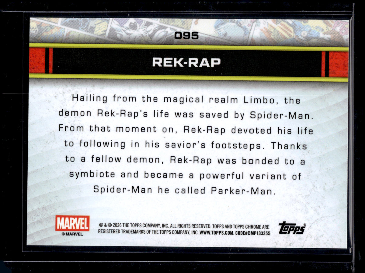 2026 Topps Chrome Marvel Rek-Rap 03/75 #095