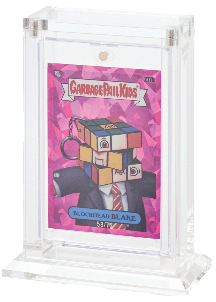 Fanatics 1 Slot Vertical One Touch Acrylic Case with card