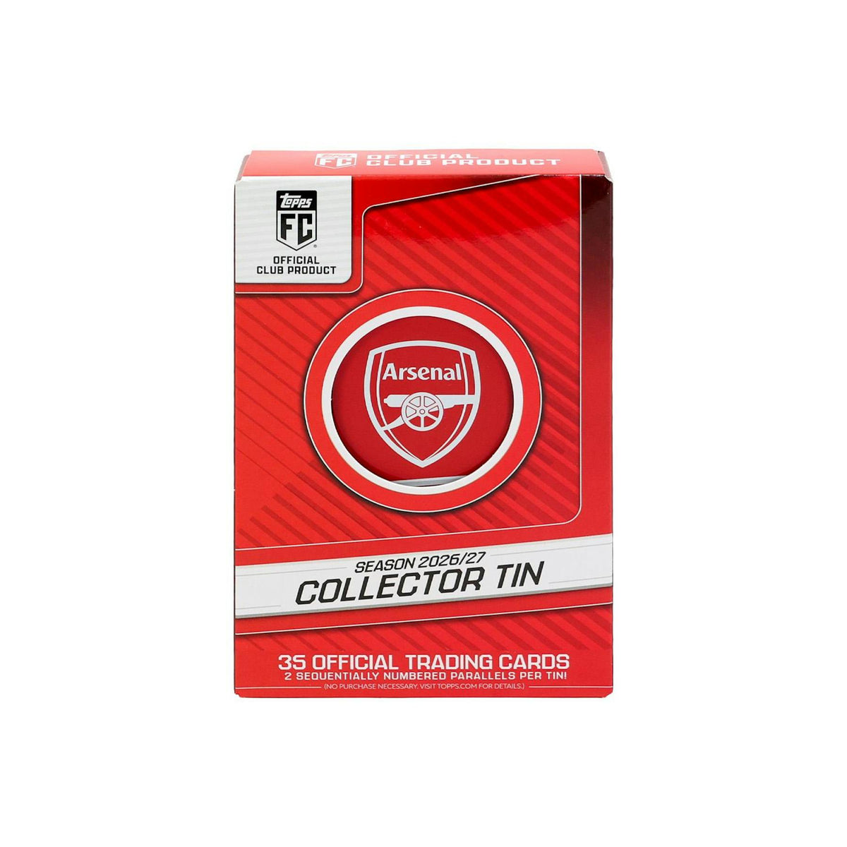 2026-27 Topps Arsenal FC Soccer Collector Tin