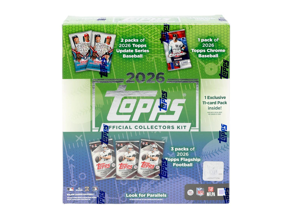 2026 Topps NFL x MLB Official Collector Kit Box