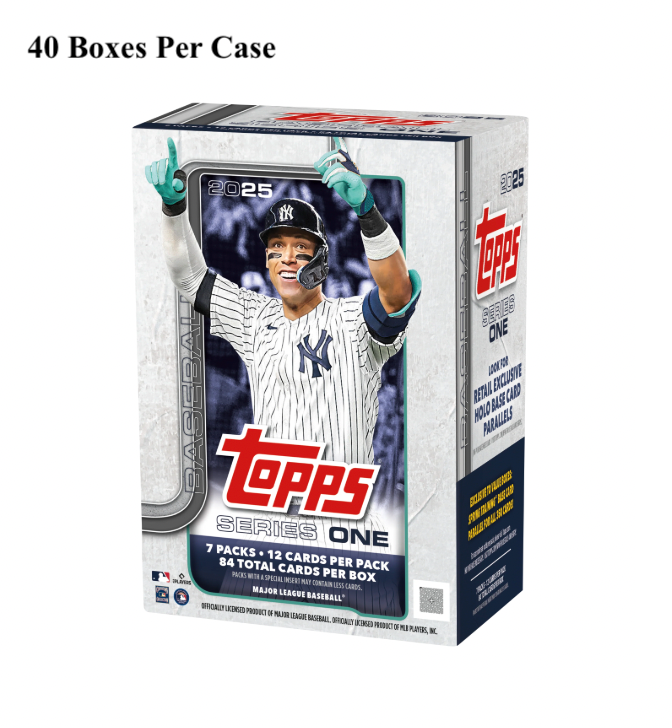2025 Topps Series 1 Baseball Blaster 40-Box Case