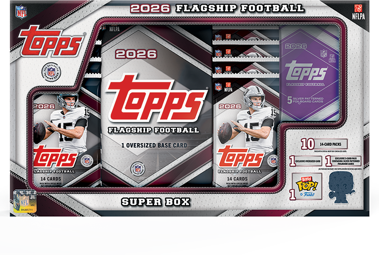 2026 Topps NFL Flagship Football Super Box