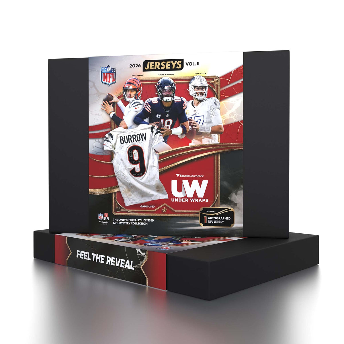 2026 Under Wraps Autographed NFL Jerseys Vol. II Mystery Box