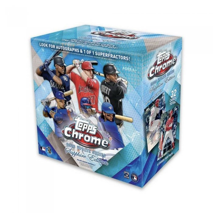 2020 Topps Chrome Update Baseball Sapphire Edition Box