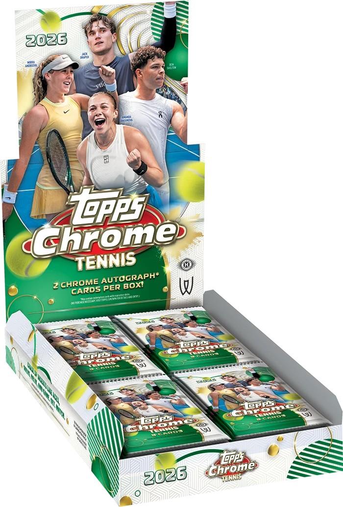 2026 Topps Chrome Tennis Hobby Box