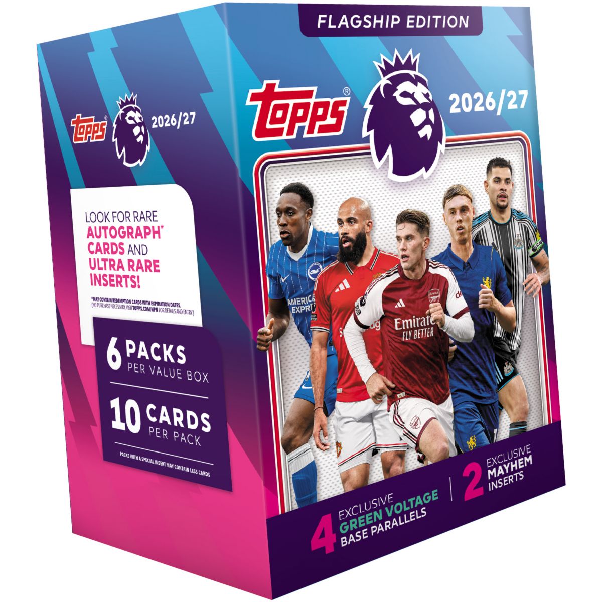 2026-27 Topps Premier League Flagship Soccer Value Box