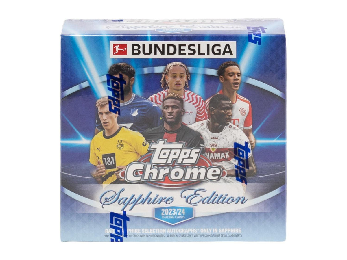 2023/24 Topps Chrome Bundesliga Sapphire Edition Soccer Hobby Box