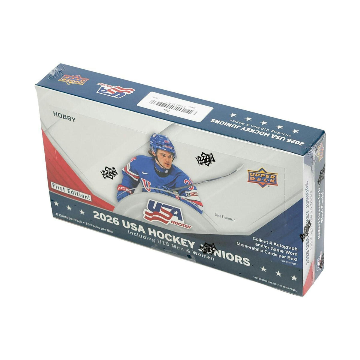 2026 Upper Deck Team USA Juniors Hockey Hobby Box