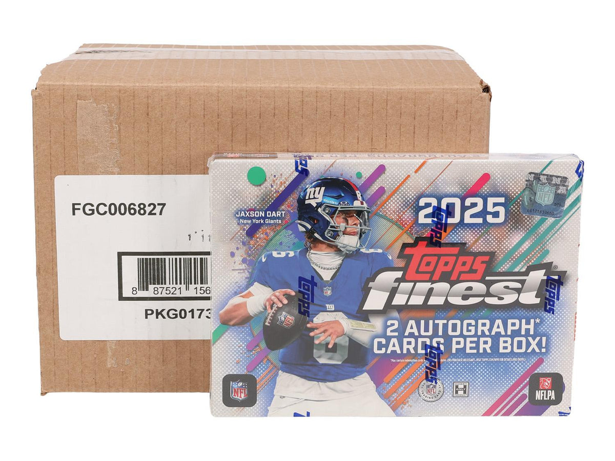 2025 Topps Finest Football Hobby 8-Box Case