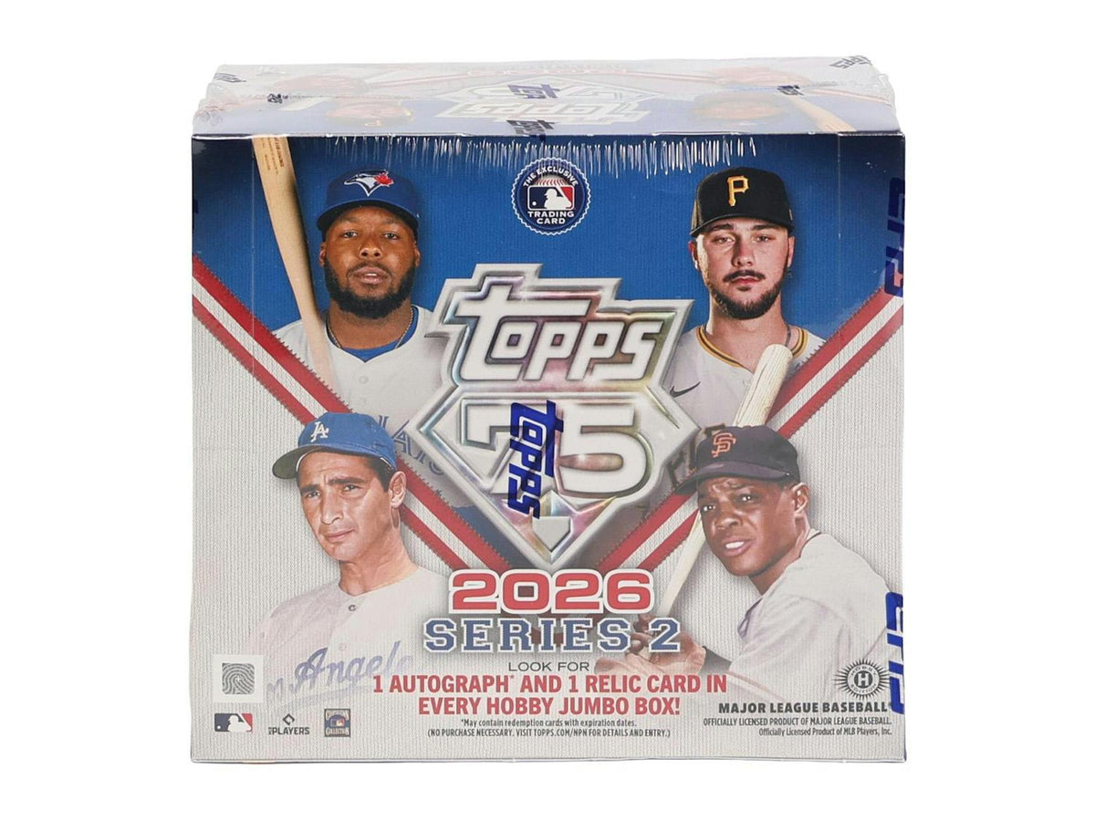 2026 Topps Series 2 Baseball Hobby Jumbo 6-Box Case - detail