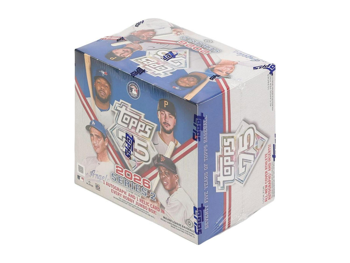 2026 Topps Series 2 Baseball Hobby Jumbo 6-Box Case - detail